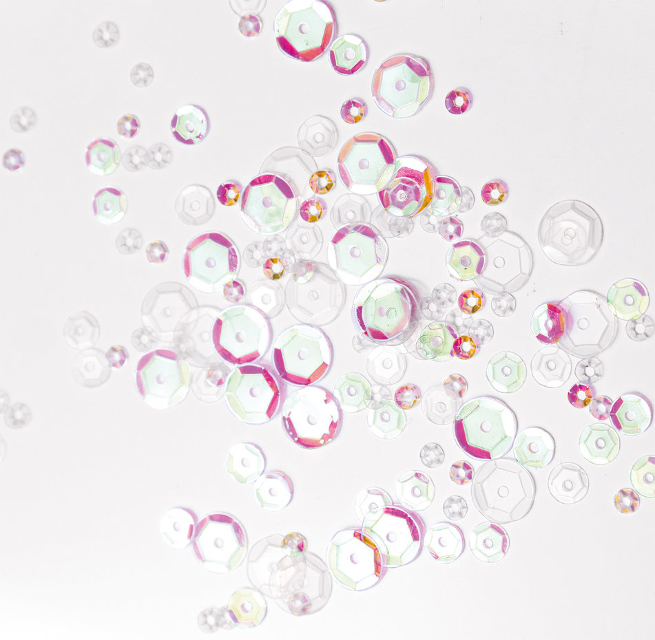 Paljetter, Shaker Sequins, Studio Light - 2