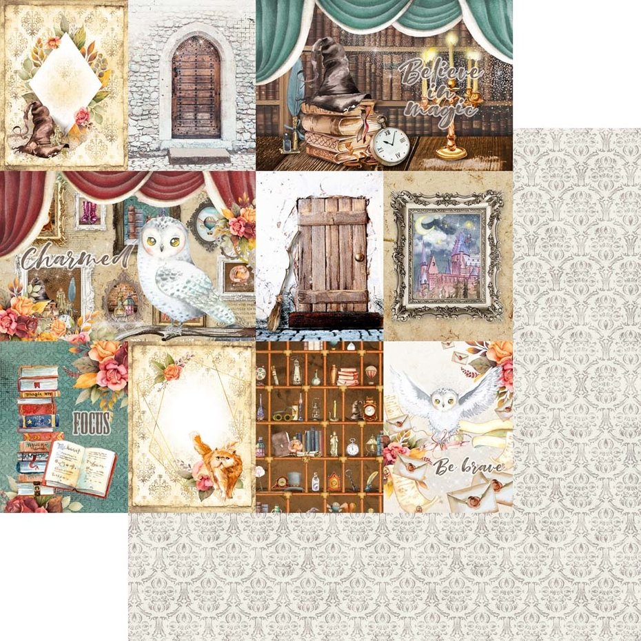 Spellbound 12x12" paper pack, Memory Place  - 6