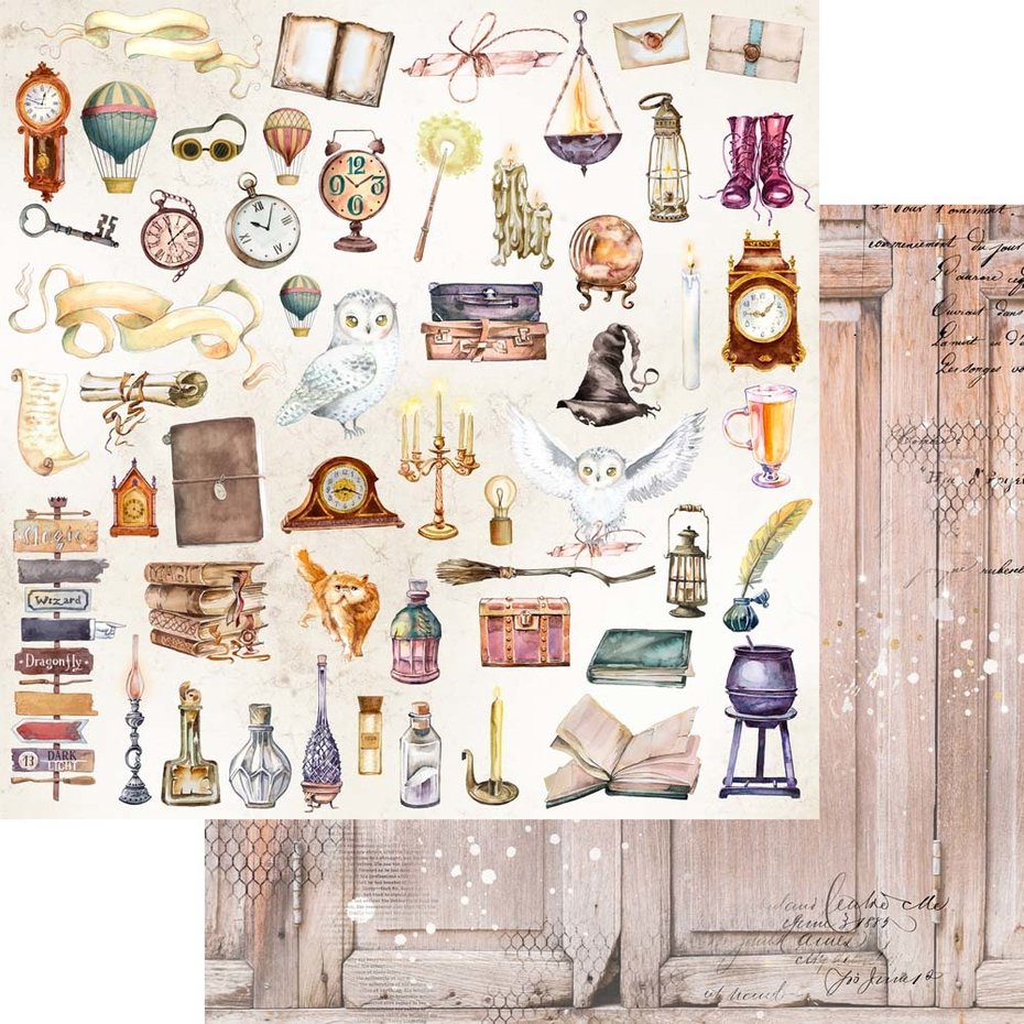 Spellbound 12x12" paper pack, Memory Place  - 7