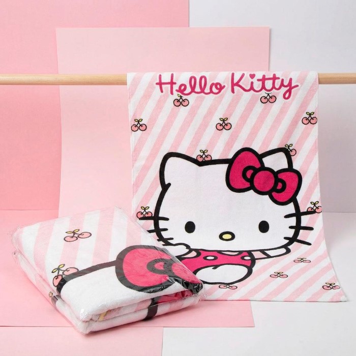 Hello Kitty Handduk 140cm RD - 2