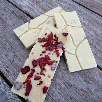 Raspberry Flower kaka  SOCKERFRI
