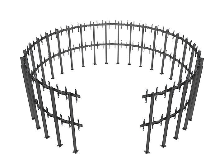 M Pro Series - Video Wall Floorstand MBFC30X2U VESA 400