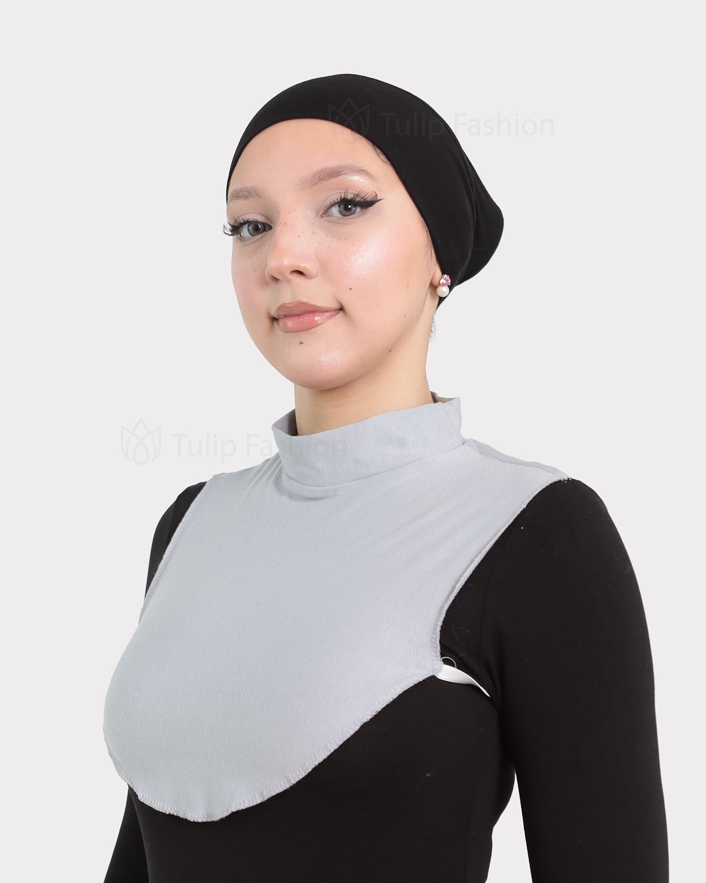 Hijab Neck Collar - Gray - 2