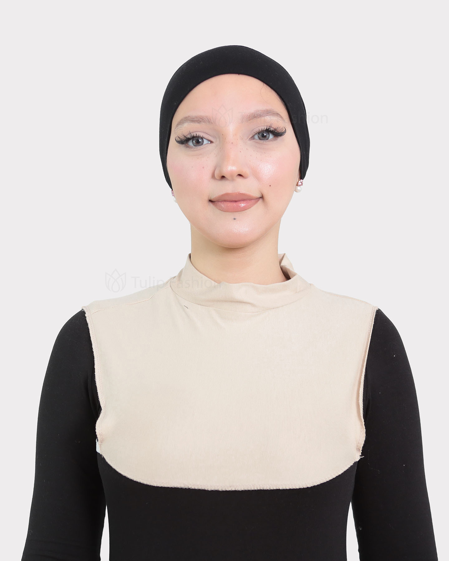 Hijab Neck Collar - Light Beige