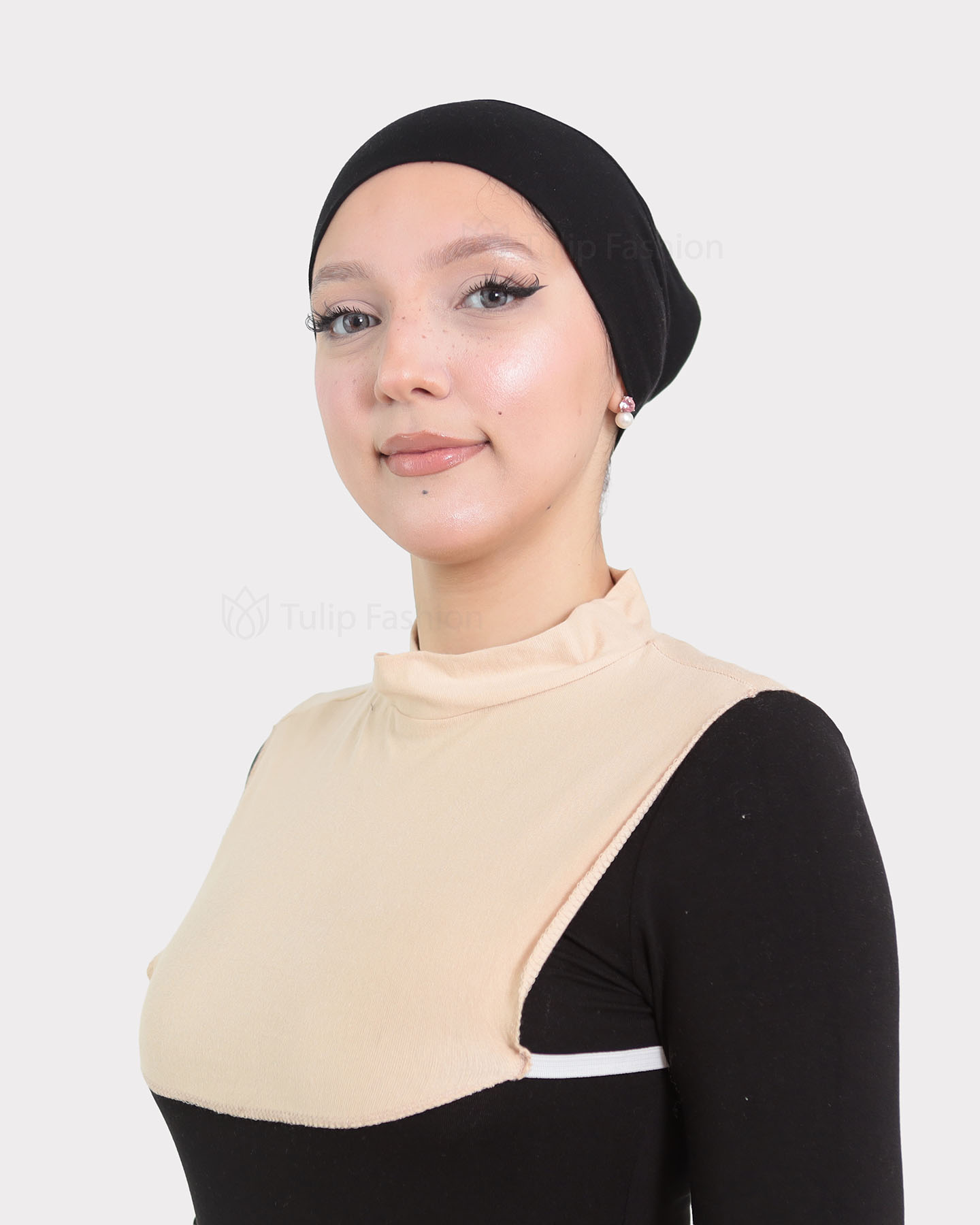 Hijab Neck Collar - Beige - 2