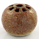 Gunnar Nylund (1940s) Brown Swelling Vase 10 cm