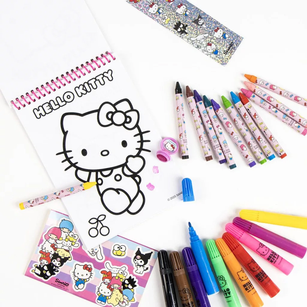 Hello Kitty and Friends - Pennor, Pyssel & Målarset - 26 st delar - 9