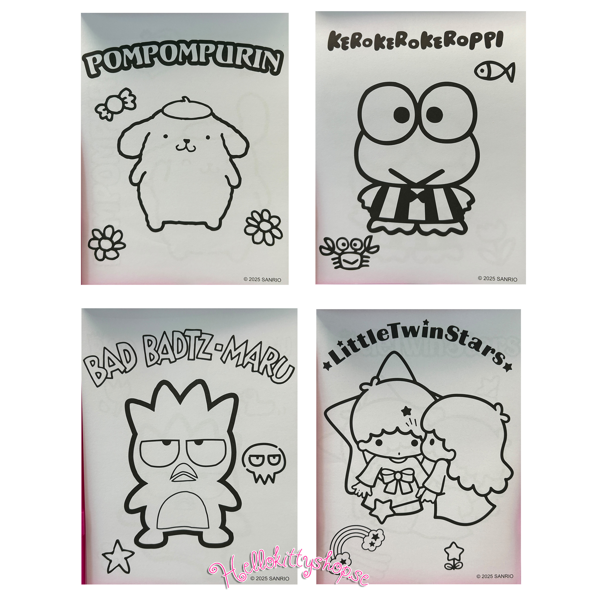 Hello Kitty and Friends - Pennor, Pyssel & Målarset - 26 st delar - 8