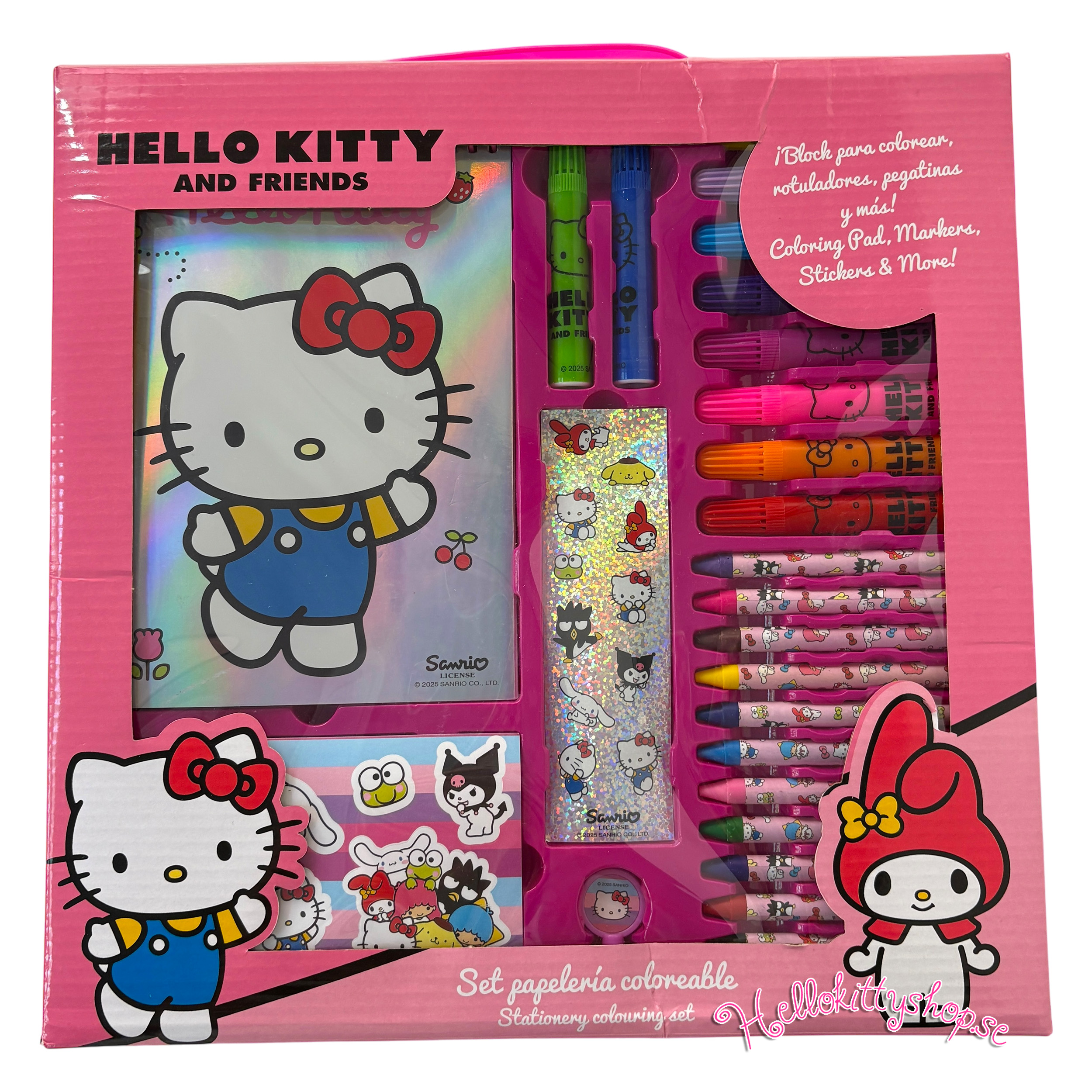 Hello Kitty and Friends - Pennor, Pyssel & Målarset - 26 st delar - 2