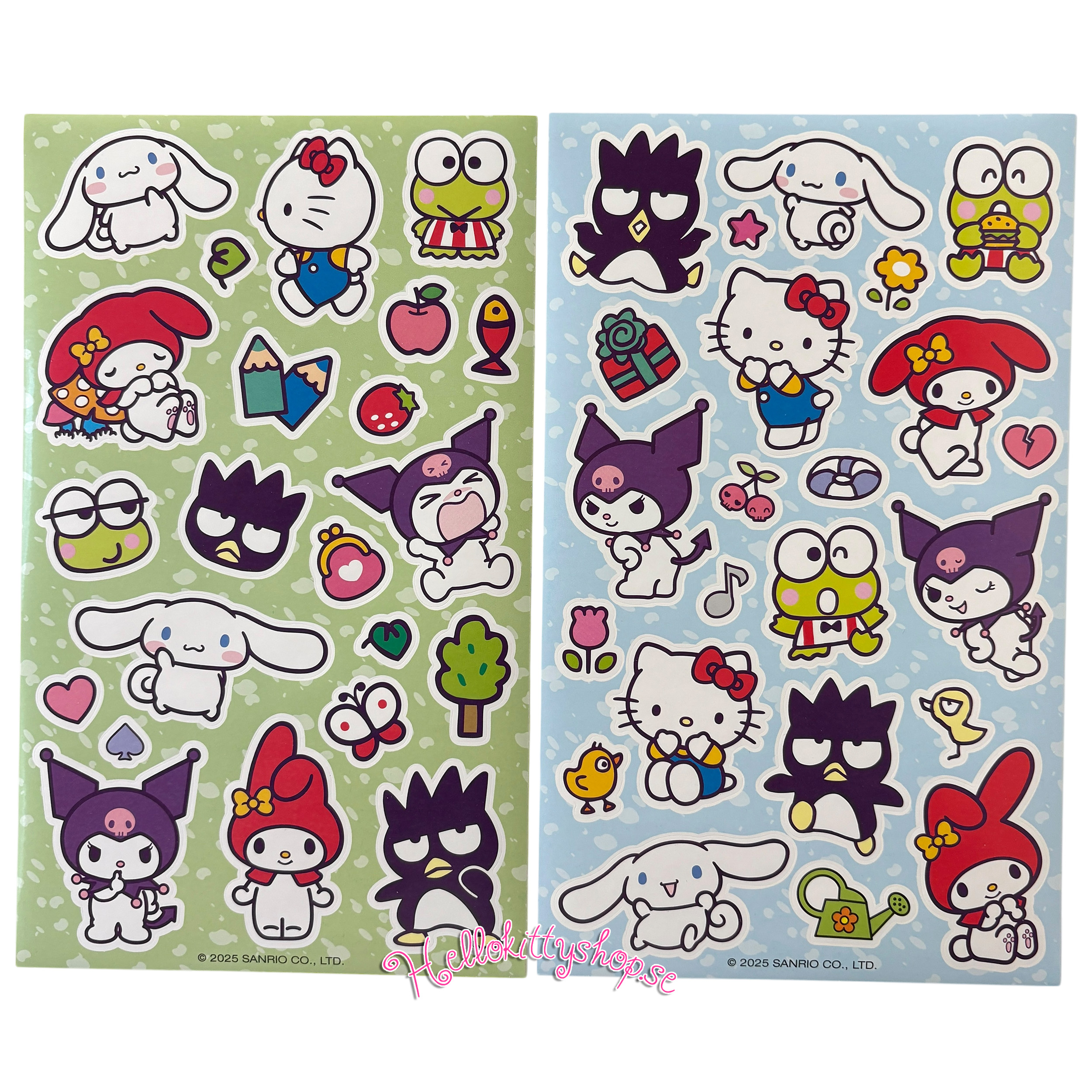 Hello Kitty and Friends Klistermärkesset 5 ark -  113 st - 5