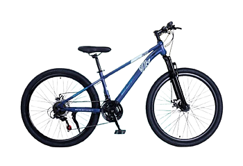 CYKEL Mountainbike BDF 27.5" | MED VIT OCH BLÅ FÄRGER 21 växlar - SHIMING