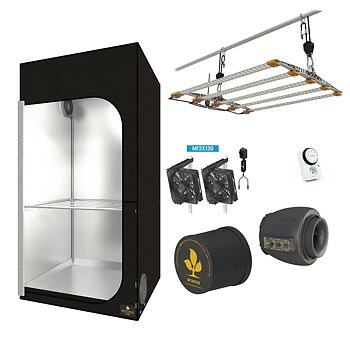 Darkstreet 90 - Cosmorrow 200W - expert paket med temperaturstyrd EC-fläkt
