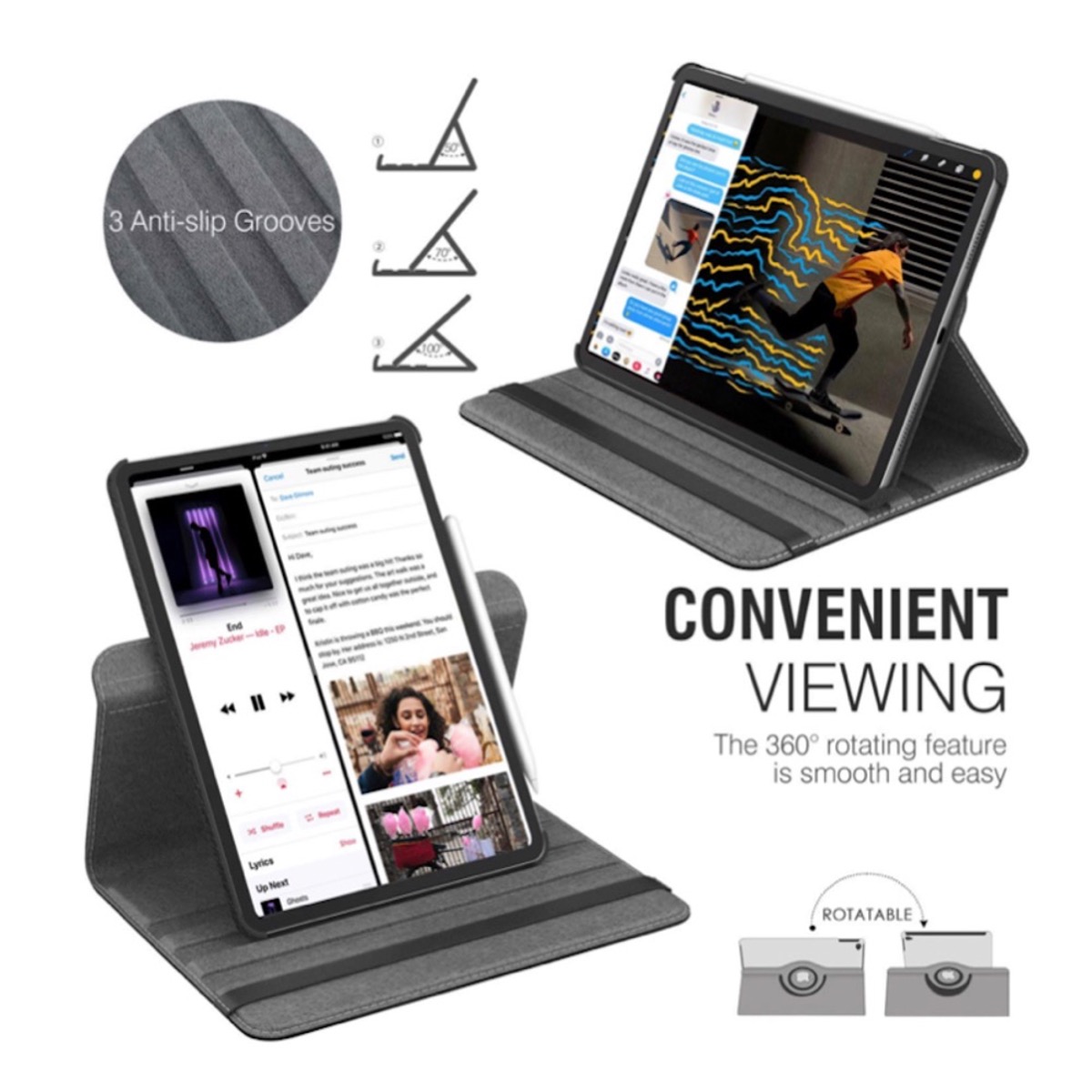 Ipad Pro 13 tum (M4) 2024 fodral skal - 37