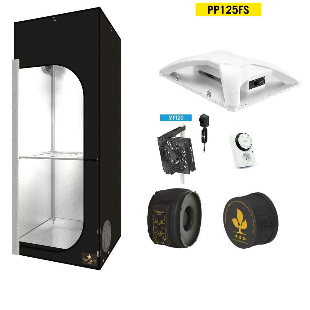 SJ Darkstreet 60 - LED 125W PPE 3.01 expert paket med temperaturstyrd EC-fläkt