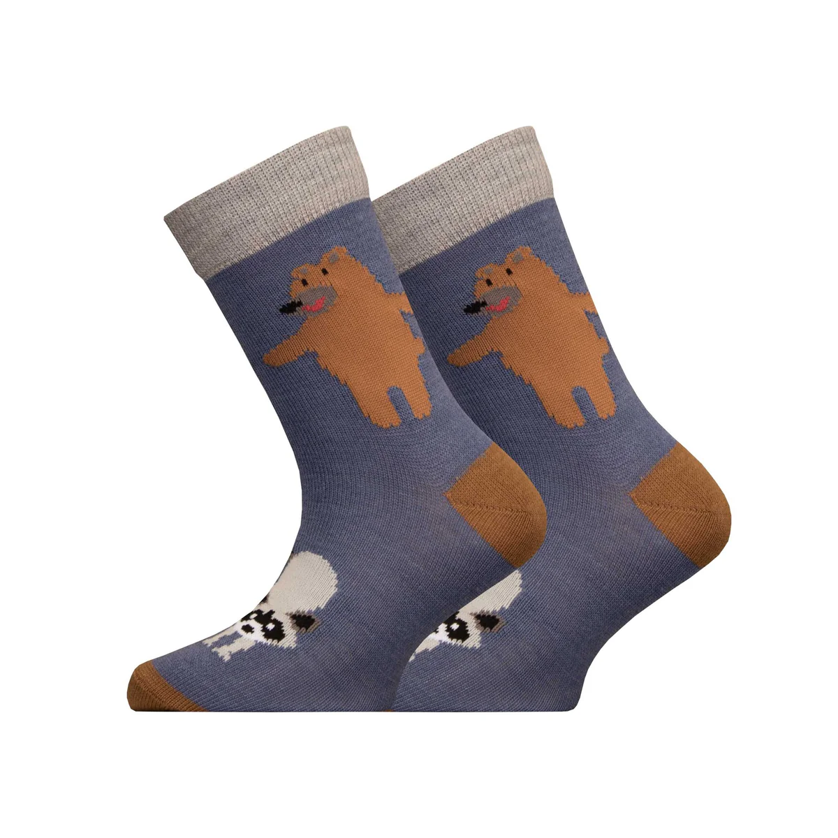 Nativa Merino Socken Kinder Waschbär