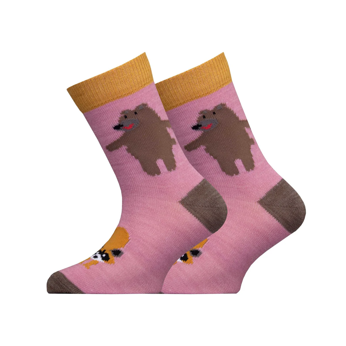 Nativa Merino Socken Kinder Waschbär - 2