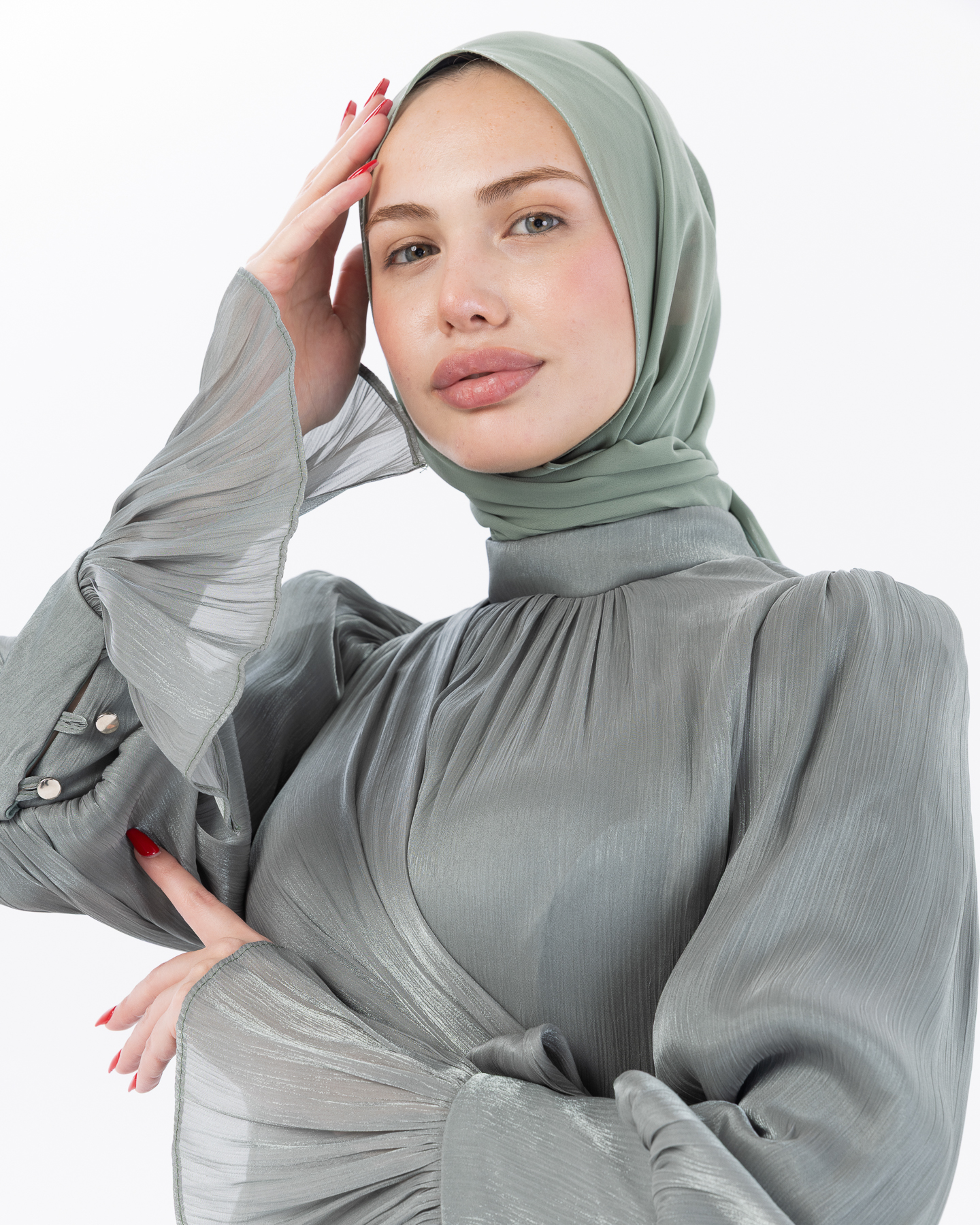 Party dress - Pistachio green - 6