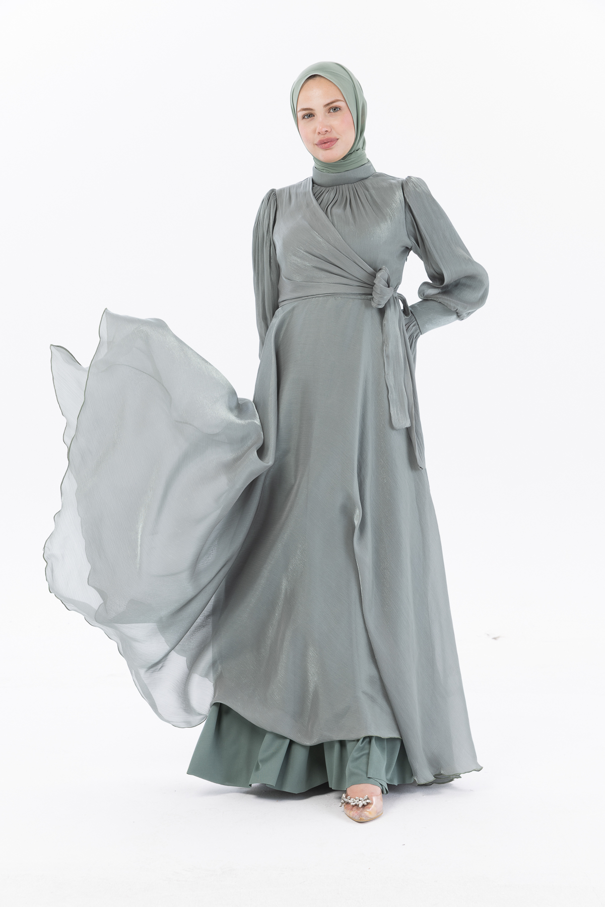 Party dress - Pistachio green
