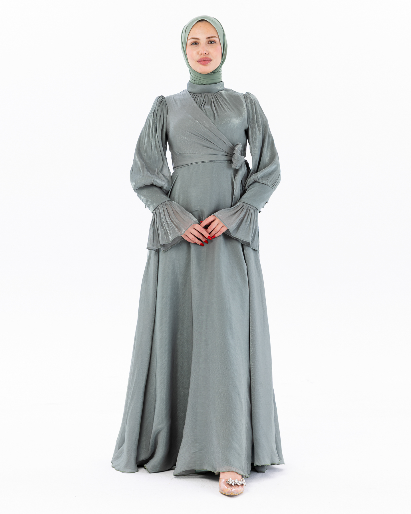 Party dress - Pistachio green - 10