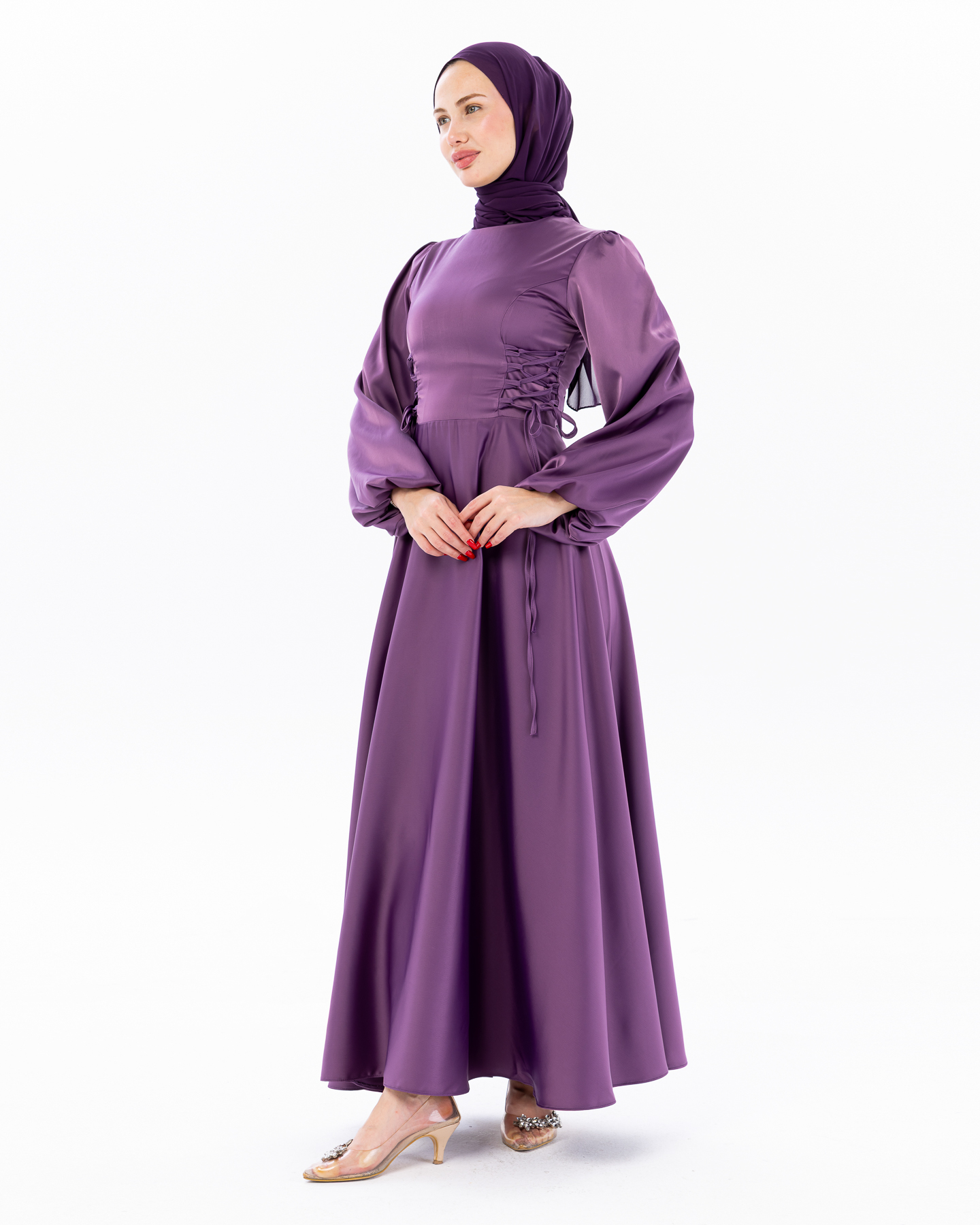 Party dress - Purple - 14
