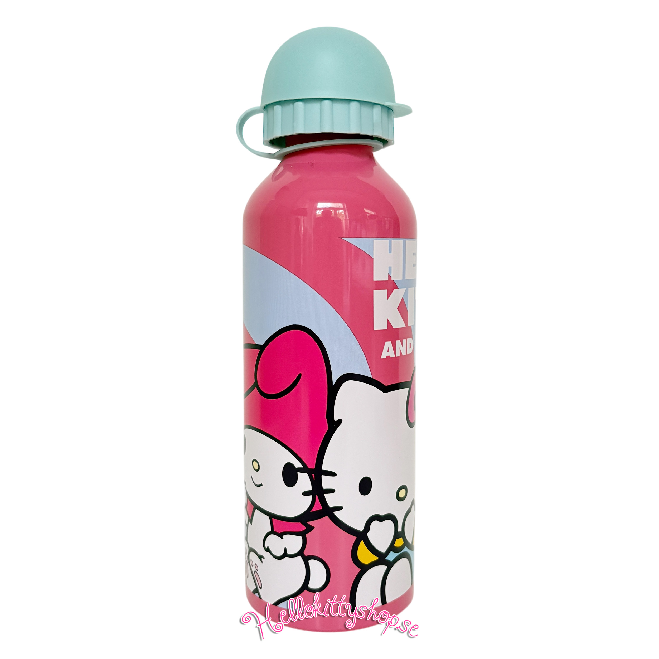 Hello Kitty and Friends Vattenflaska i Aluminium 500 ml - Rosa
