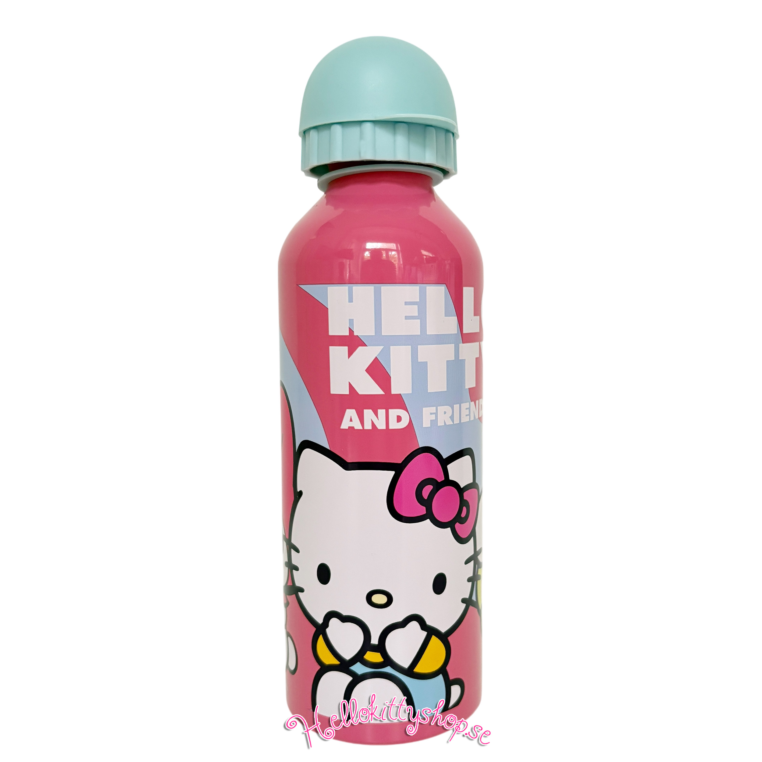 Hello Kitty and Friends Vattenflaska i Aluminium 500 ml - Rosa - 3