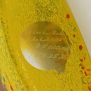 Bertil Vallien (Satellite 1992) Yellow Bottle Vase 24 cm