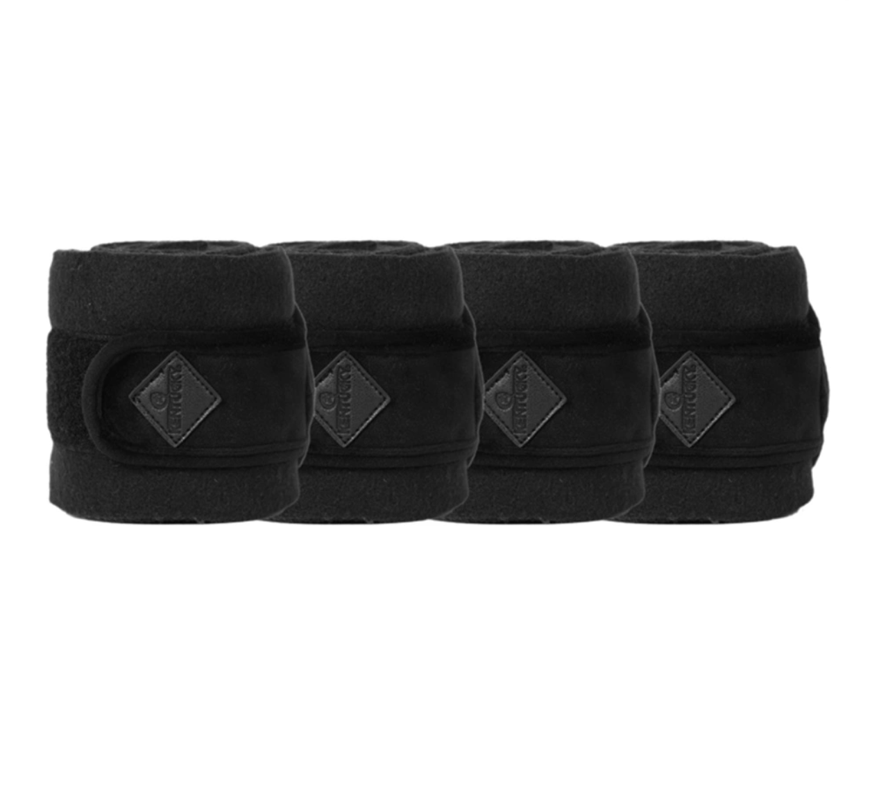 KENTUCKY Polar Fleece bandage basic velvet Svarta