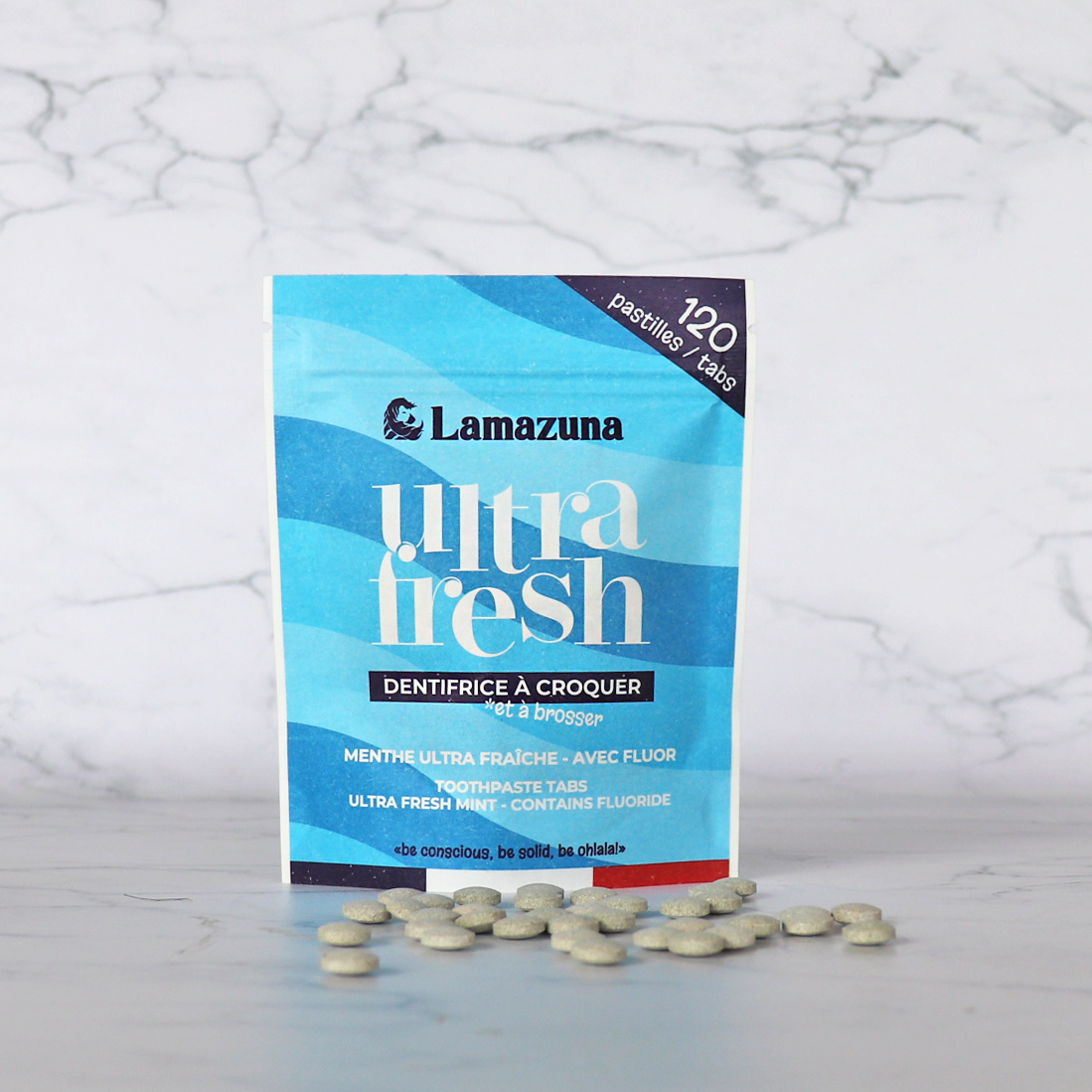 LAMAZUNA Tannkremtabletter - Ultrafrisk Mint 120 stk. - 3