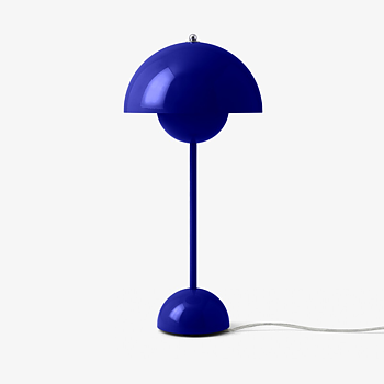 Flowerpot VP3 Bordslampa - Cobalt blue