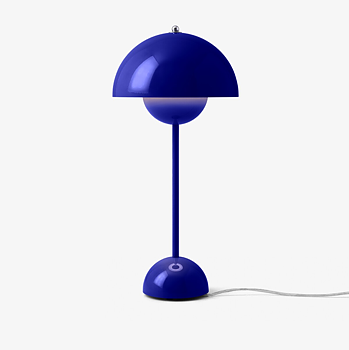 Flowerpot VP3 Bordslampa - Cobalt blue