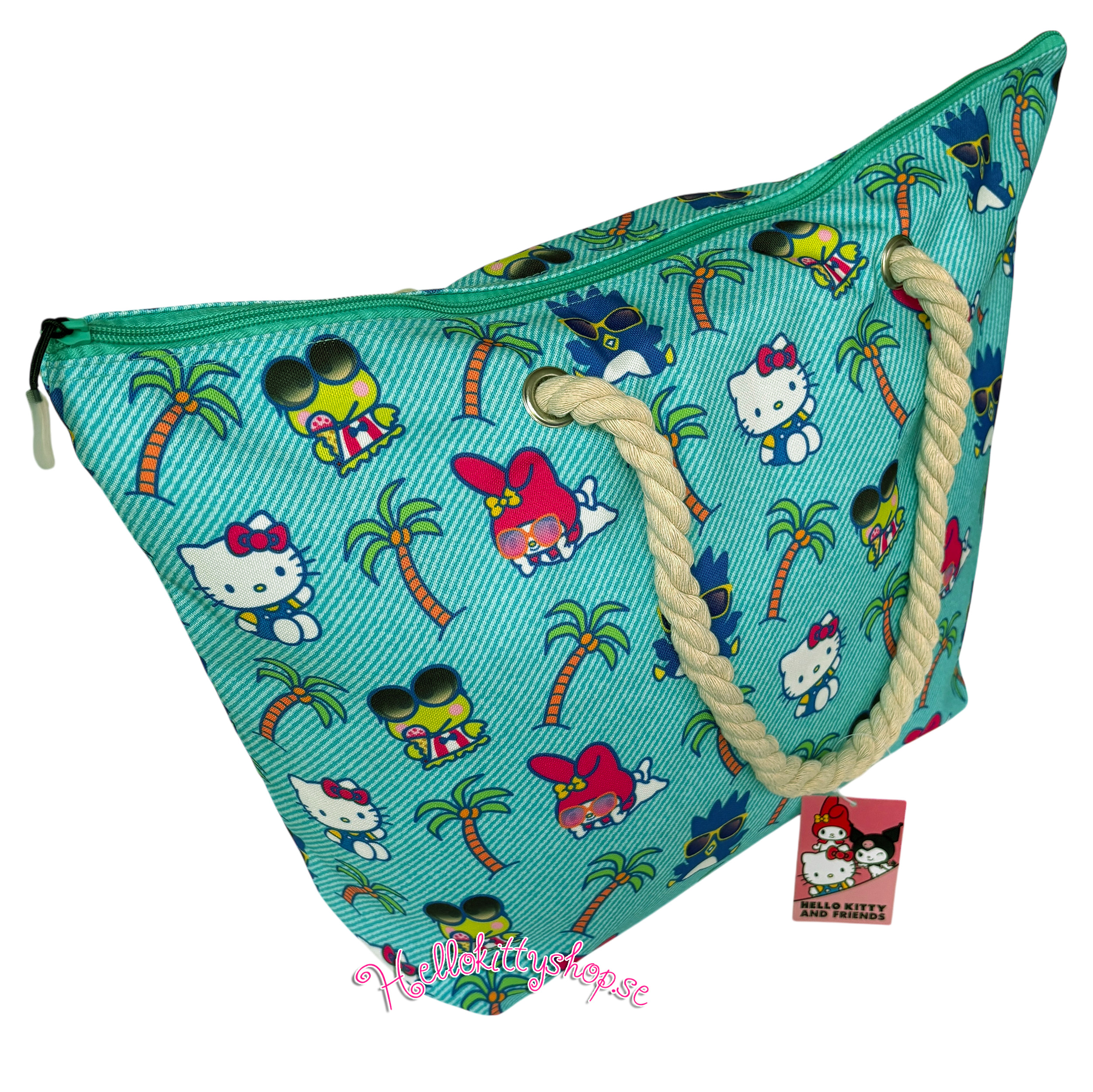 Hello Kitty and Friends Strandväska 52 cm - Turquoise Palms Soleil  - 4