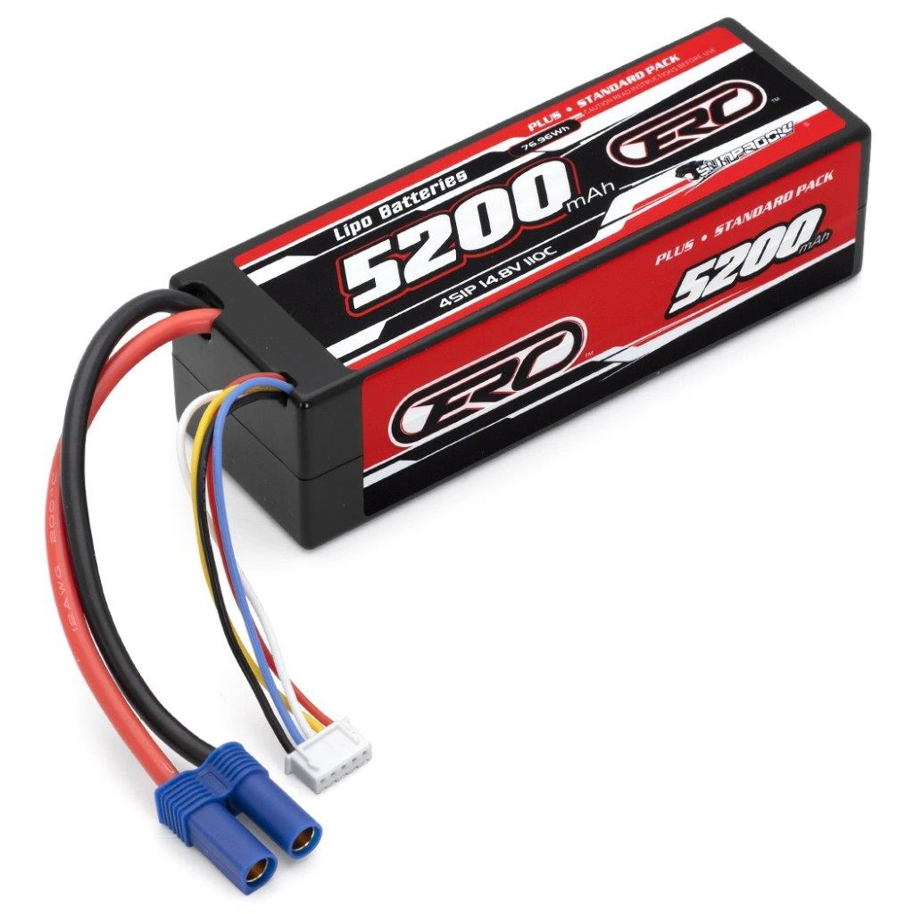 SUNPADOW Li-Po Batteri 4S 14,8V 5200mAh 110C Hard EC5-Kontakt