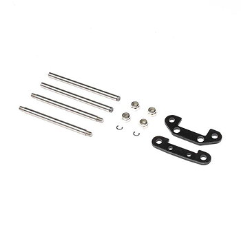 LOSI Front Hinge Pins and Brace Set: RZR Rey