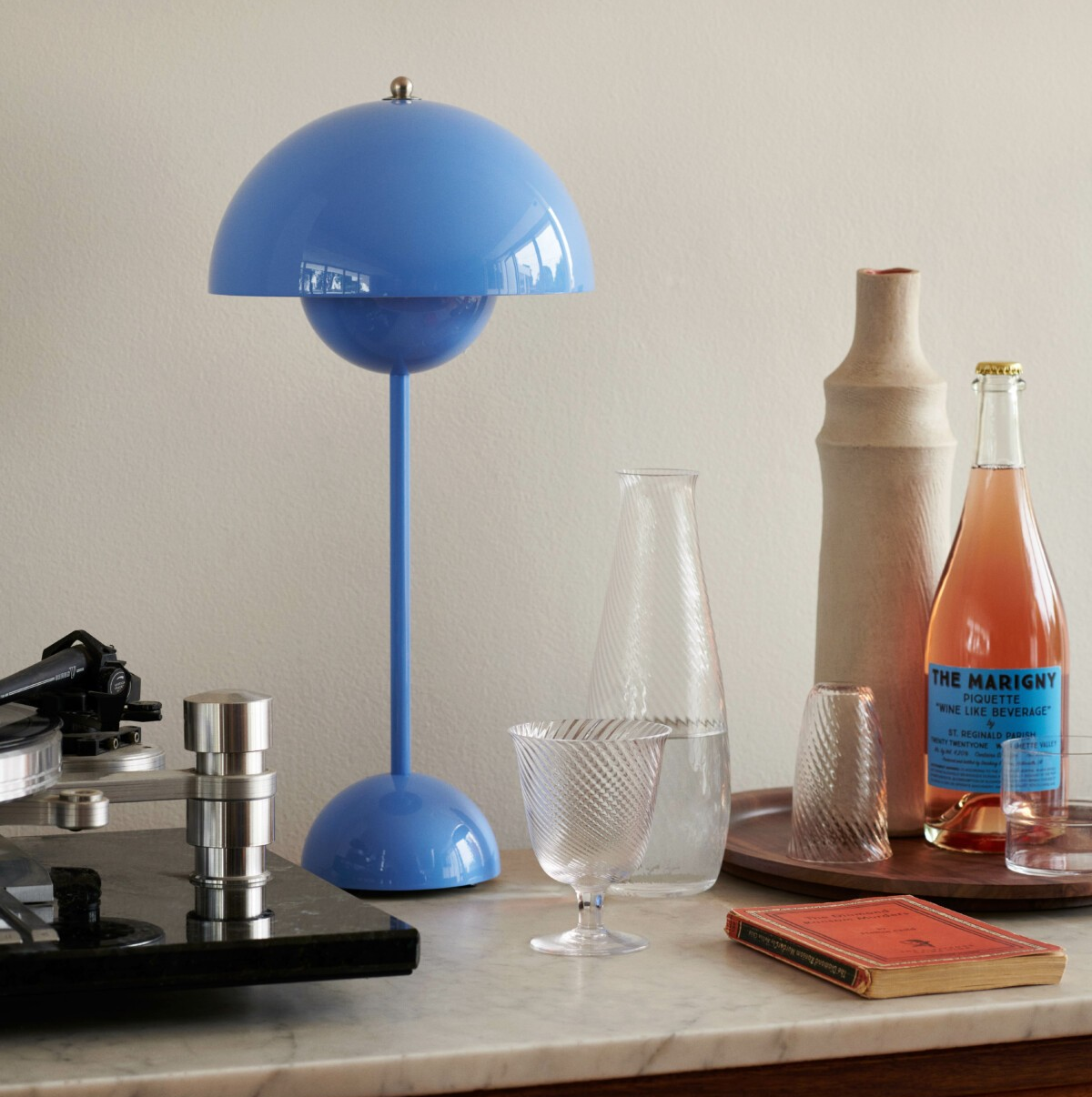 Flowerpot VP3 Bordslampa - Swim blue - 3
