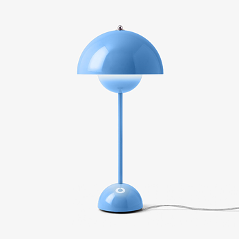 Flowerpot VP3 Bordslampa - Swim blue