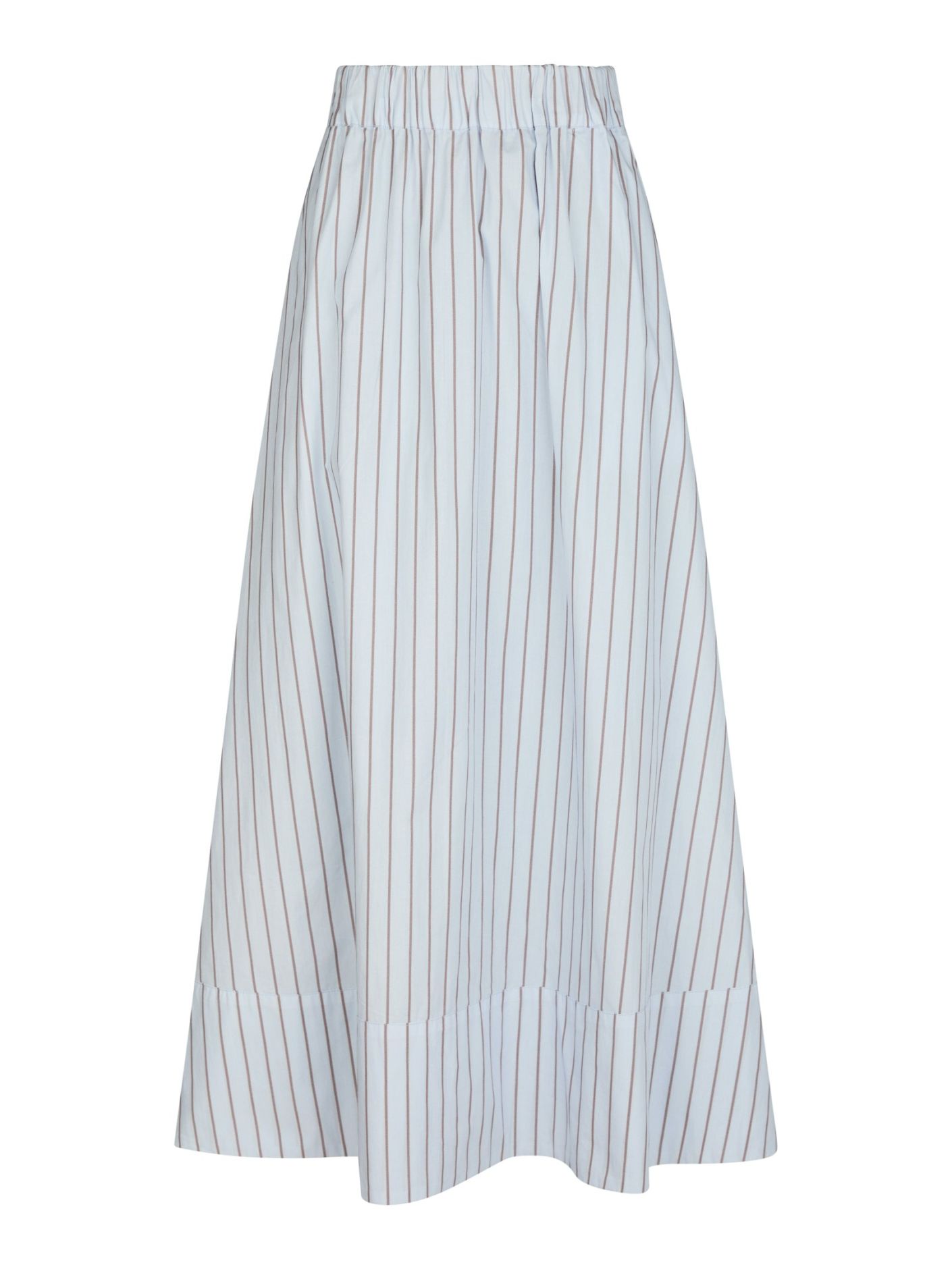 Neo Noir  - Yara Stripe Long Skirt Light Blue - 4