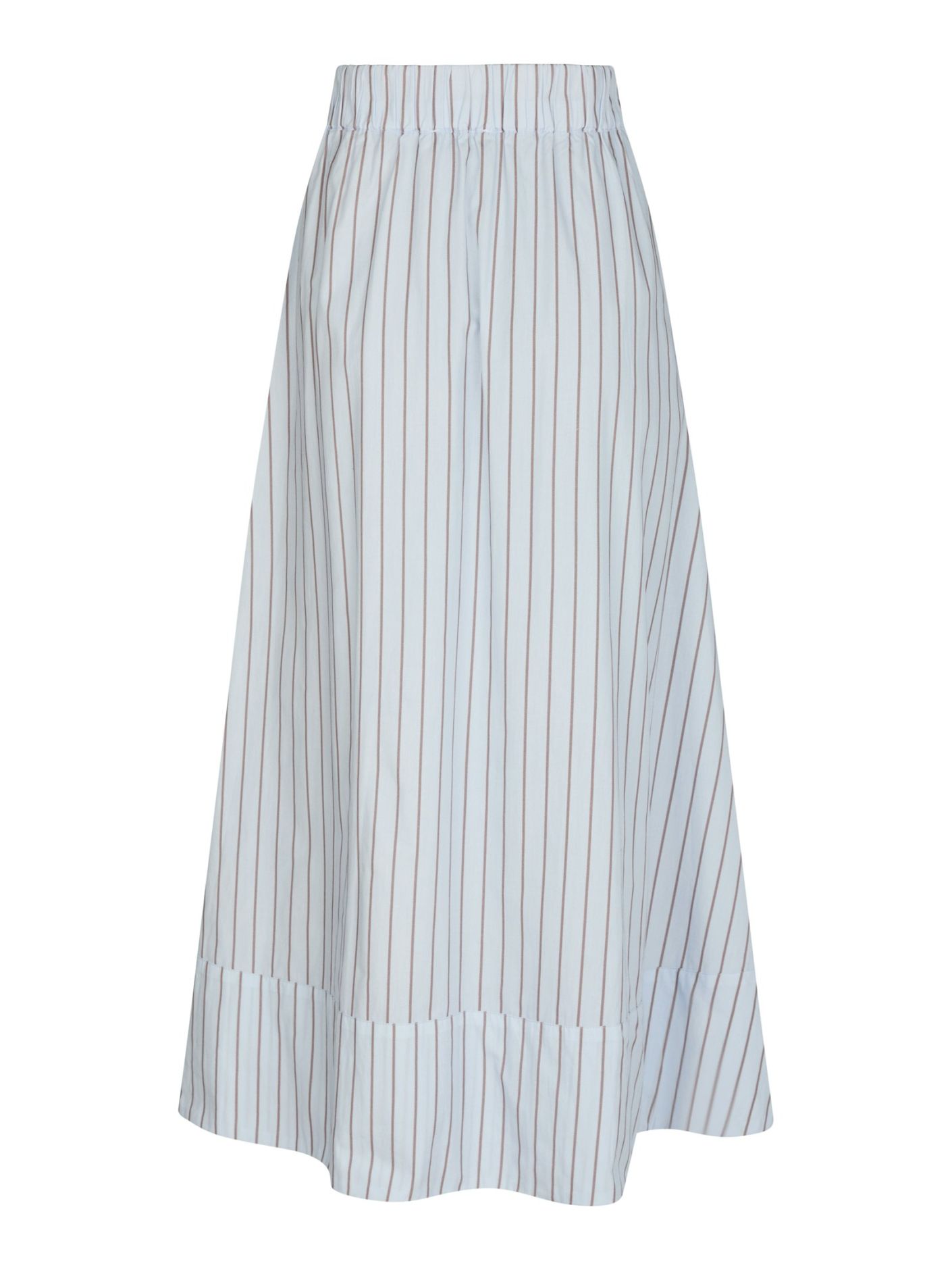 Neo Noir  - Yara Stripe Long Skirt Light Blue - 5
