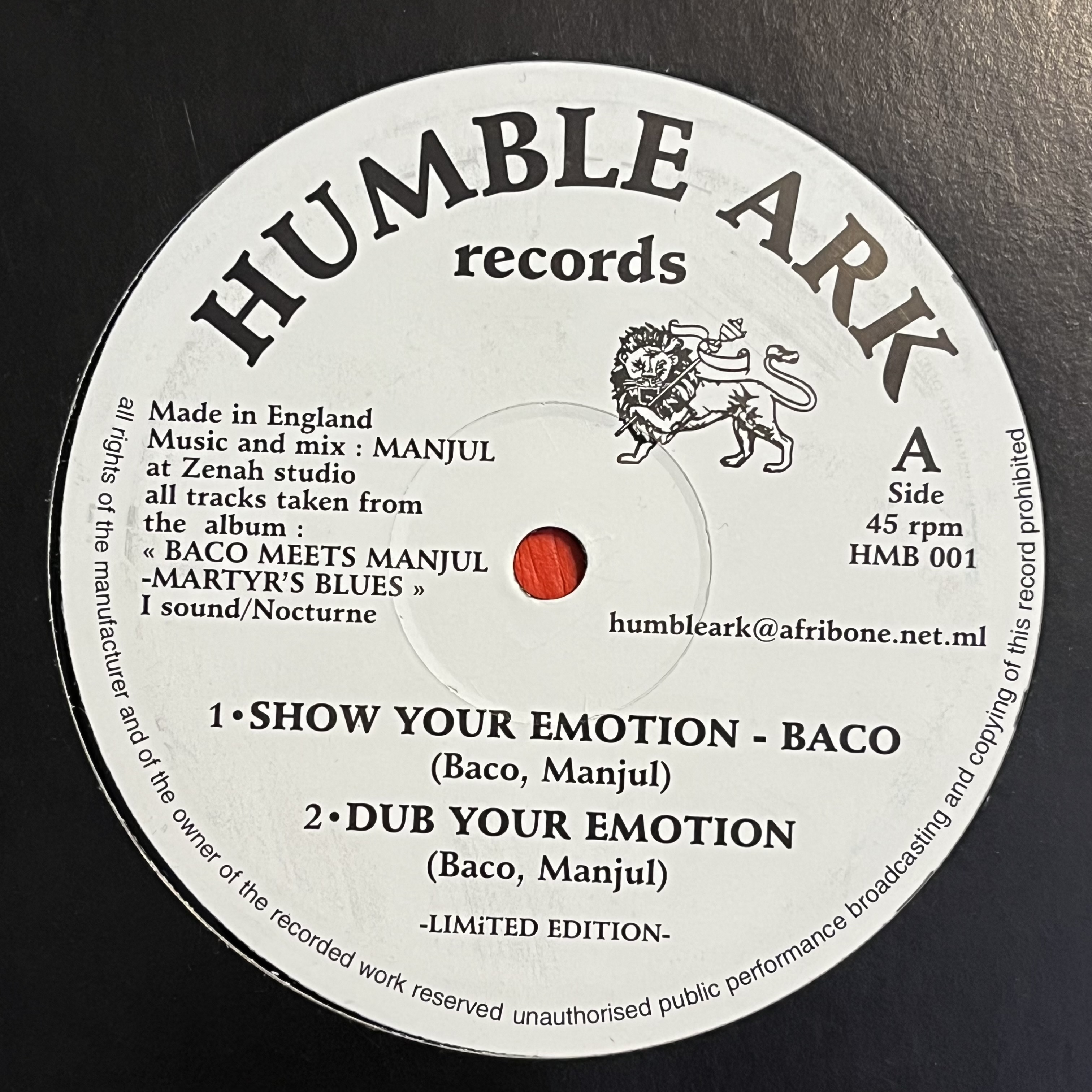 Baco & Manjul – Show Your Emotion/Tonight