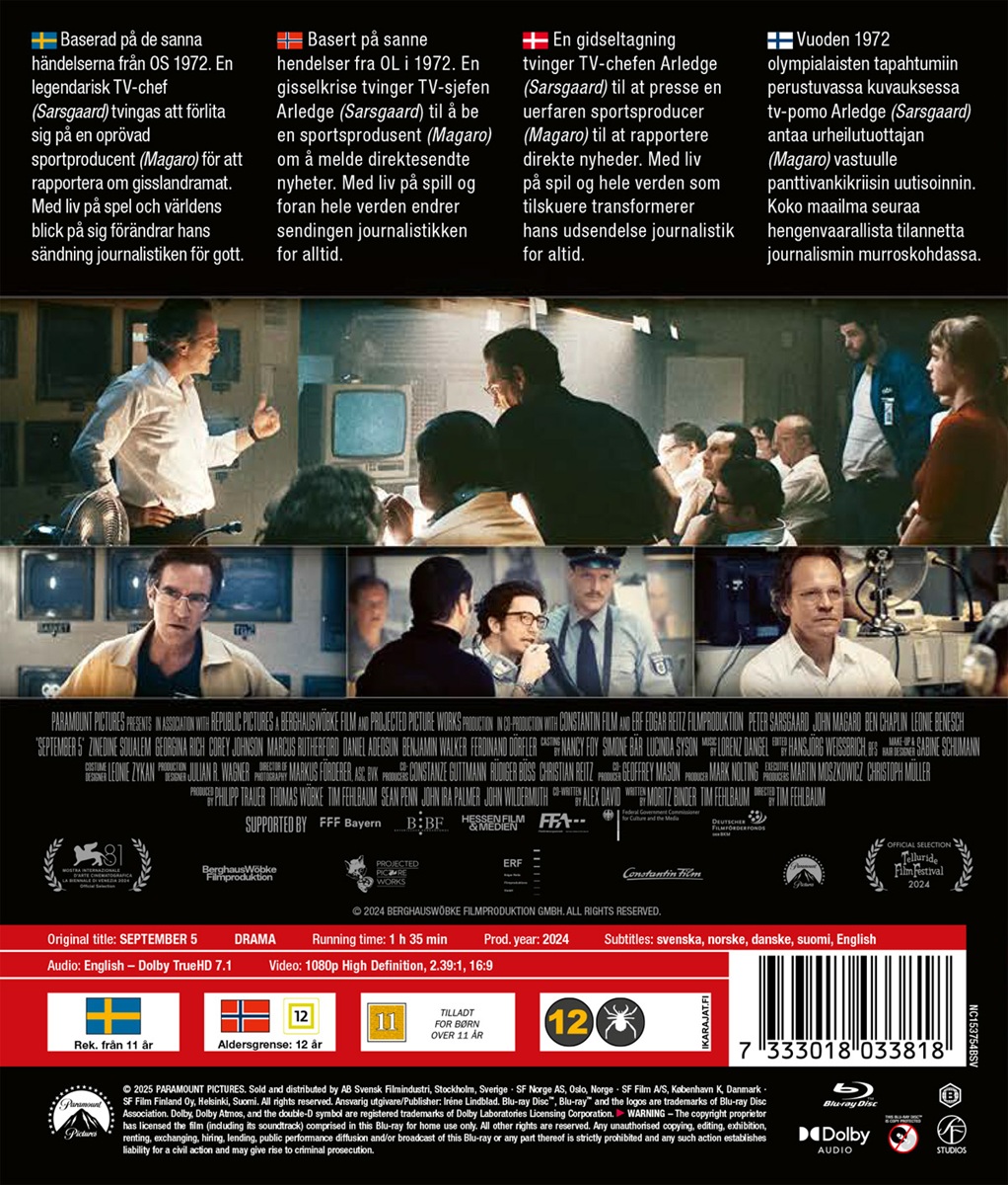 September 5 (Blu-ray) - 2