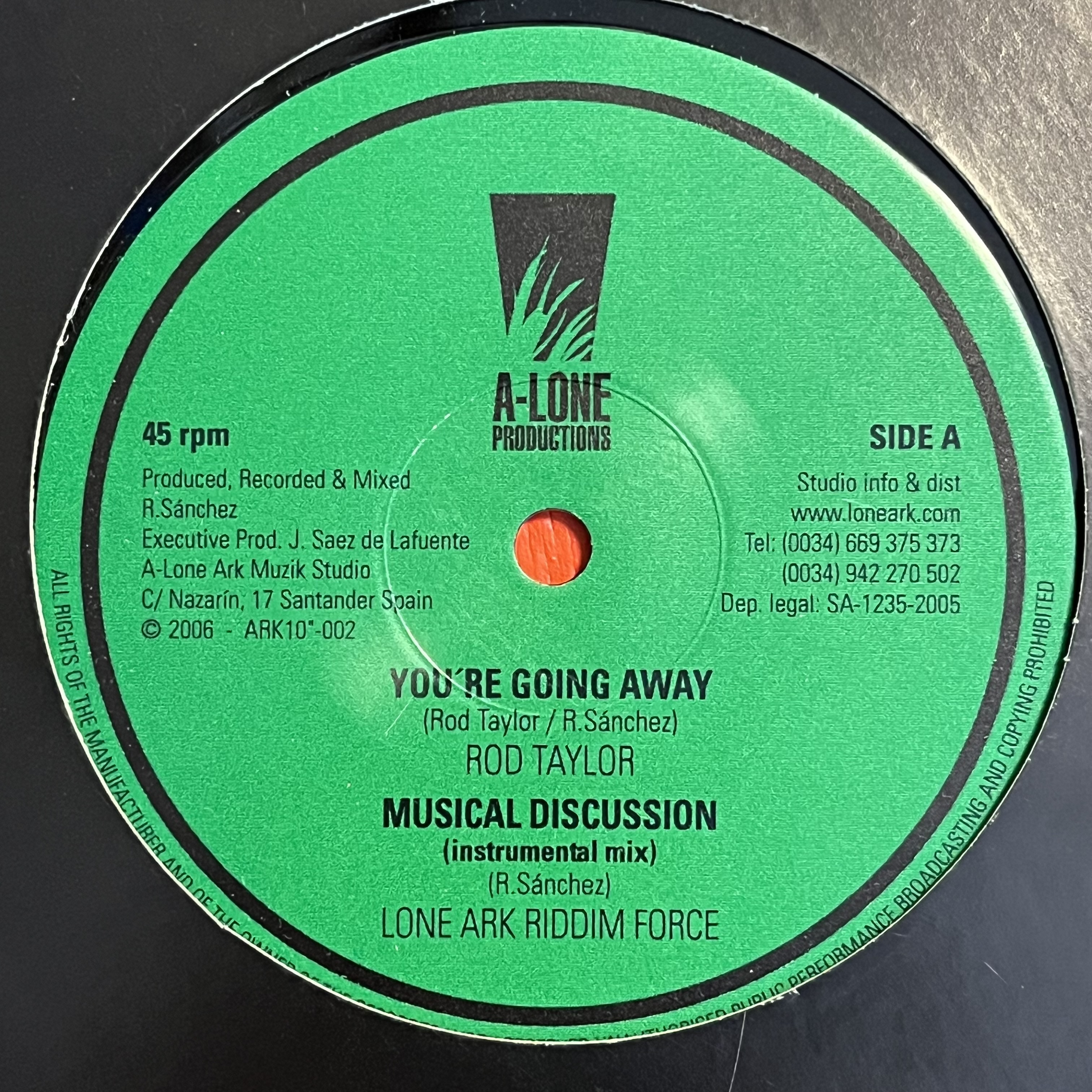 Rod Taylor/Roberto Sánchez – You're Going Away/Don't Use Me