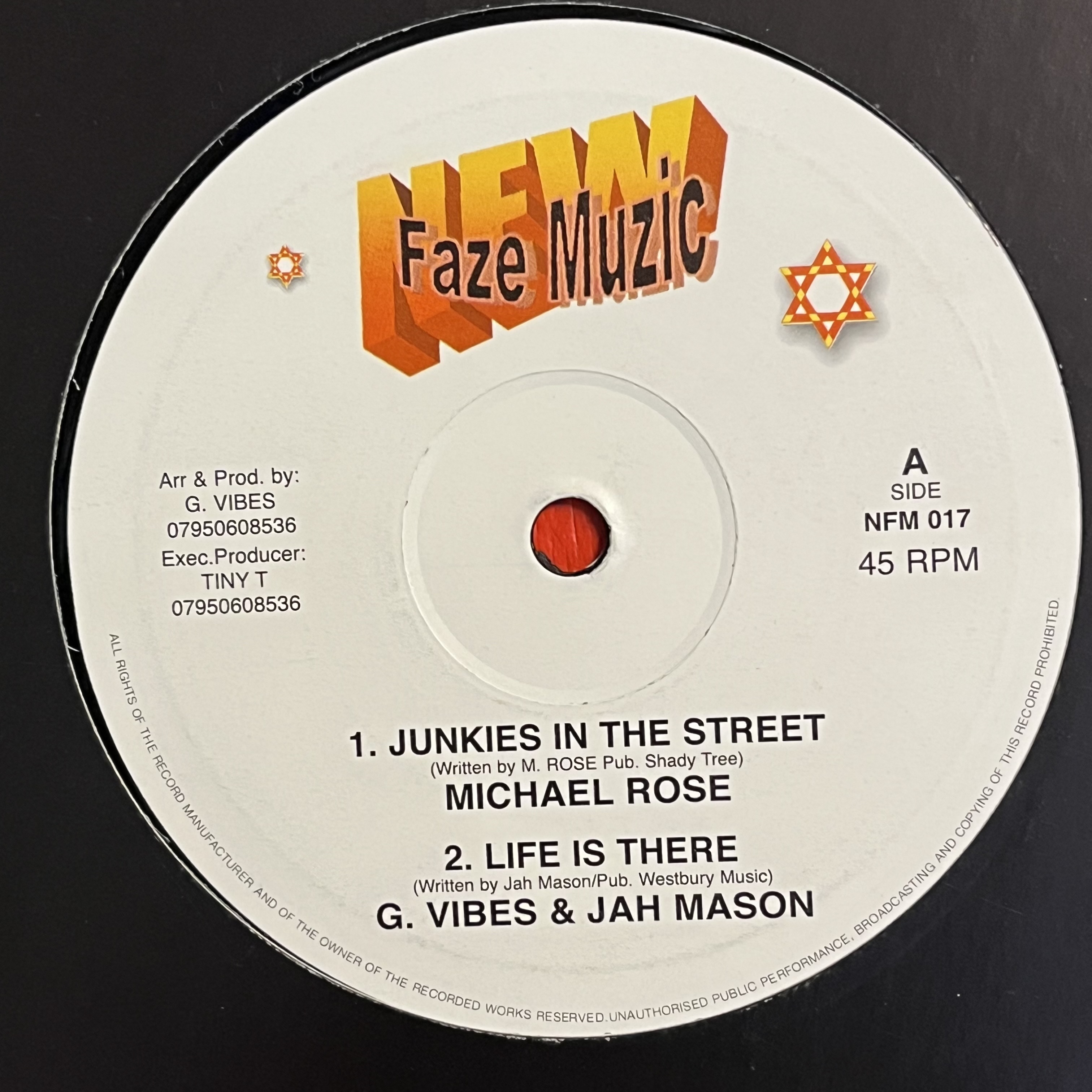 Michael Rose/Tippa Irie – Junkies In The Street/Divide & Rule