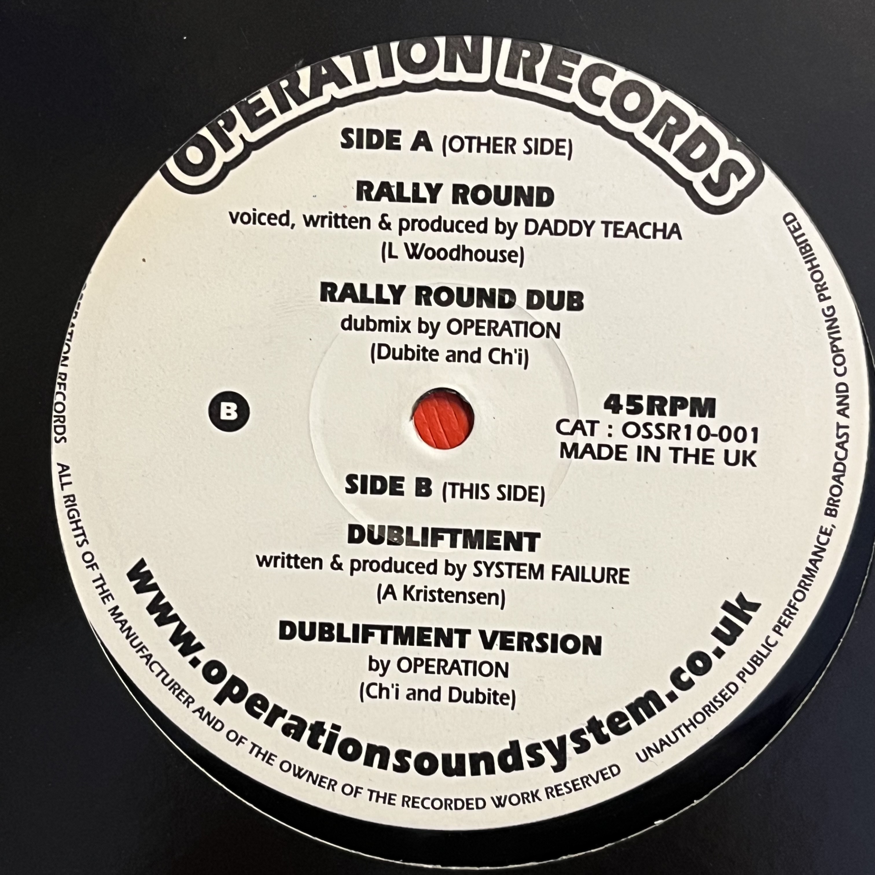 Daddy Teacha/System Failure – Rally Round/Dubliftment