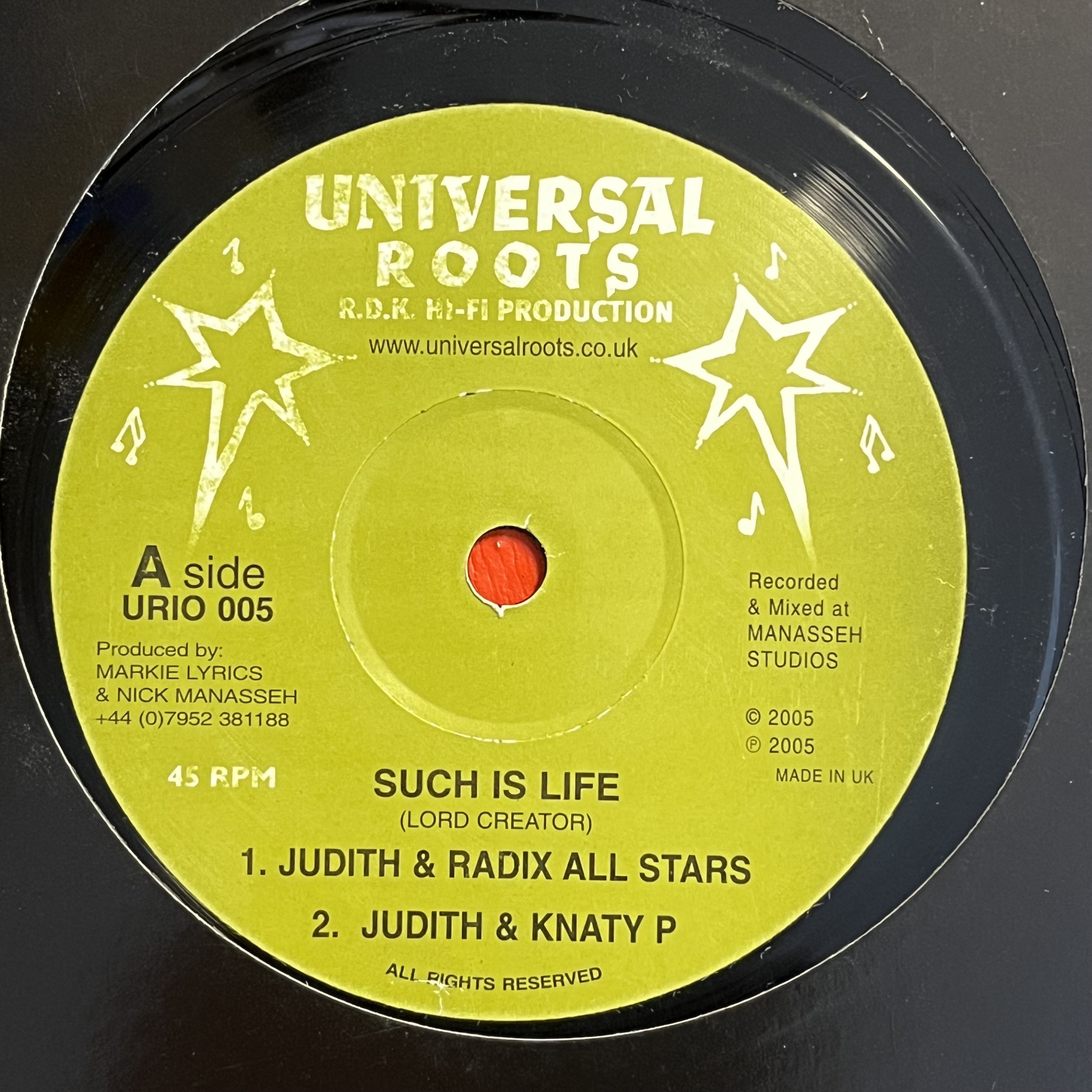 Judith & Radix All Stars/Knaty P – Such Is Life