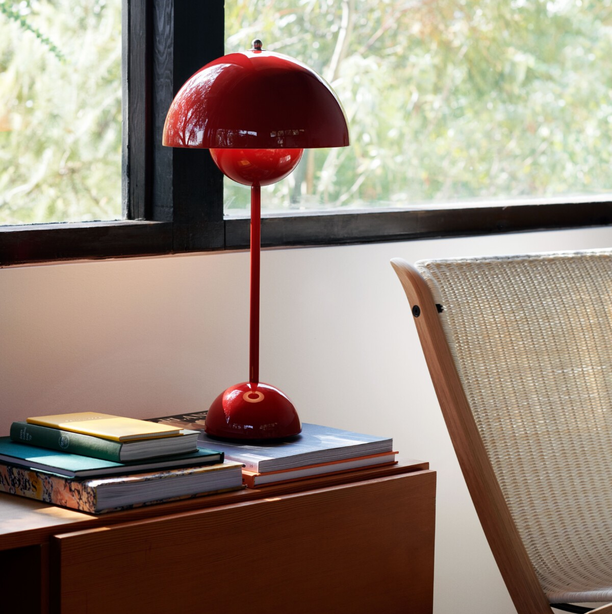 Flowerpot VP3 Bordslampa - Vermilion red - 3