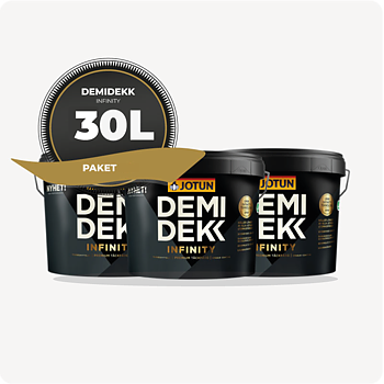 PAKET! FASADFÄRG JOTUN DEMIDEKK INFINITY, 30 L