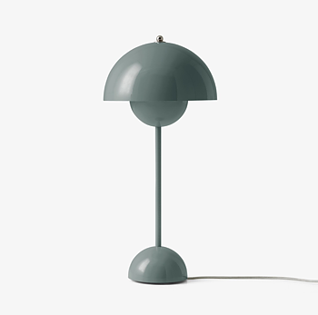 Flowerpot VP3 Bordslampa - Stone blue