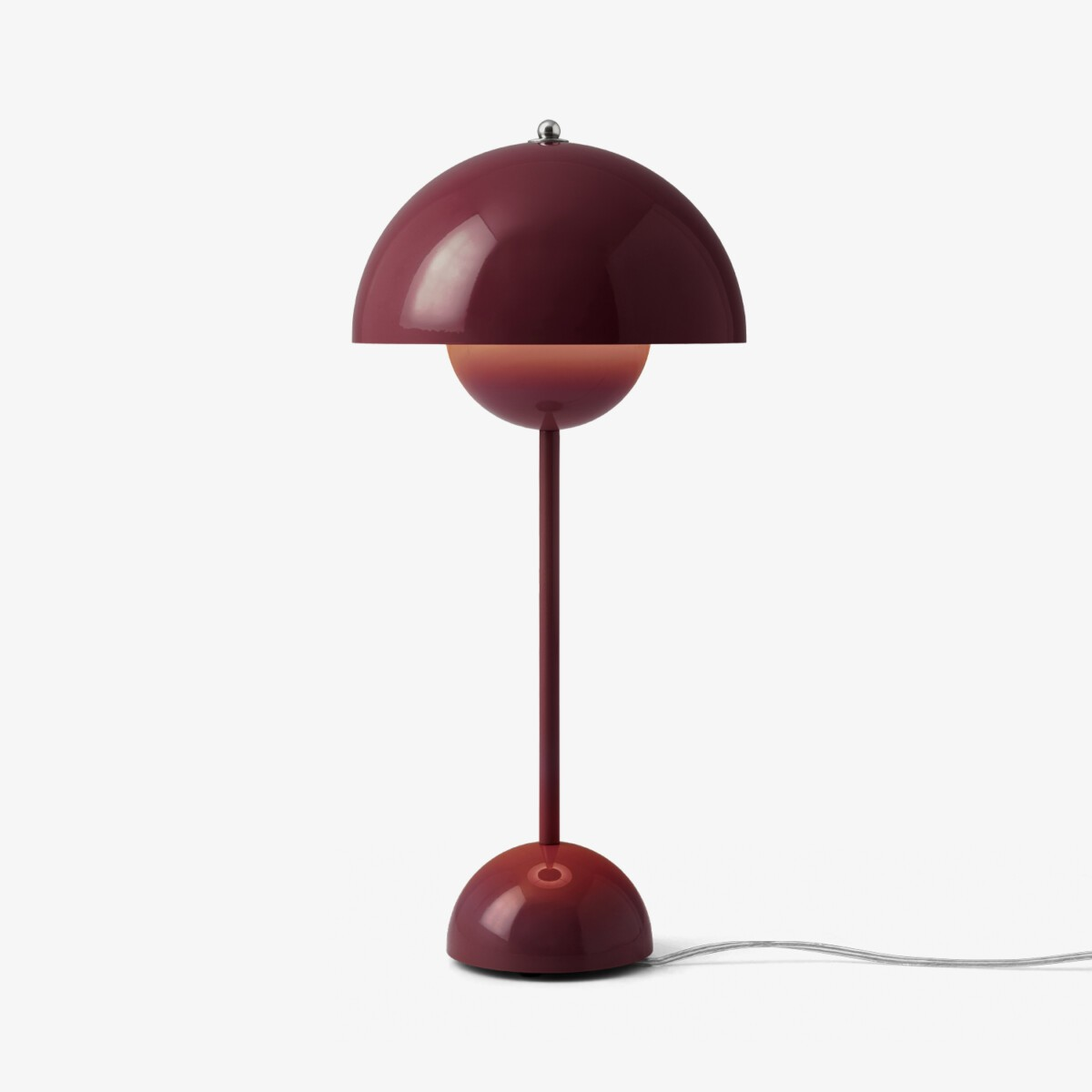 Flowerpot VP3 Bordslampa - Dark plum