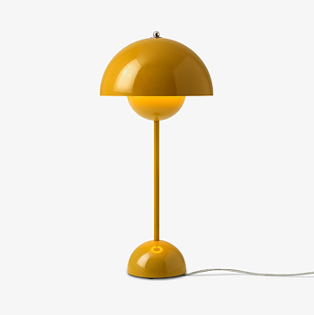Flowerpot VP3 Bordslampa - Mustard
