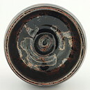 イサク・イサクソン  一点もの  黒/茶色のボウル  茶碗  (12cm)  2000年代  #6